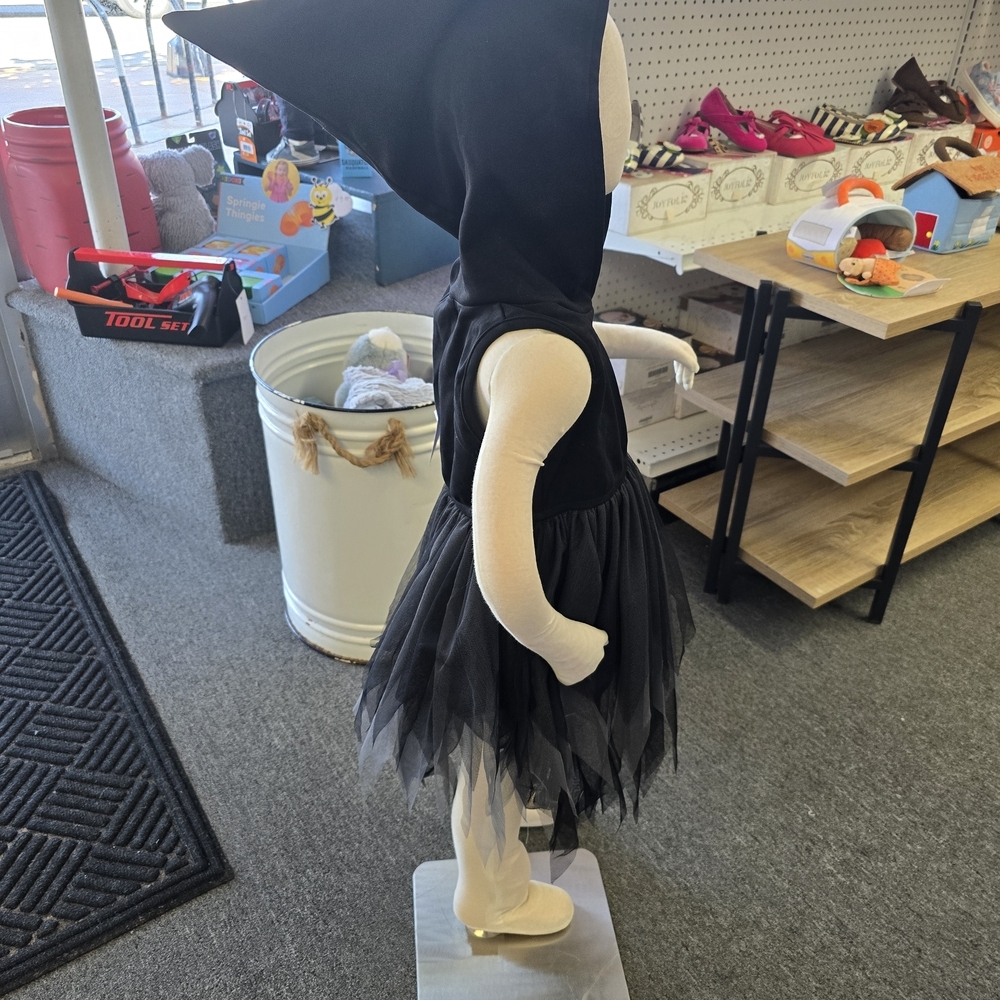 Kids Black Hooded Witch Costume By SIAOMIMI PLAY - Picture 3 of 3